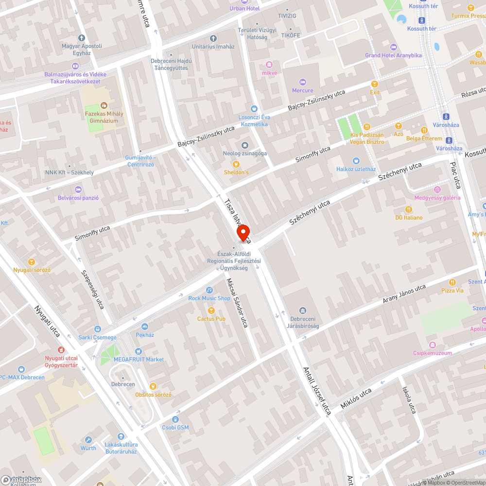 Hibás lámpafej bejelentés helye