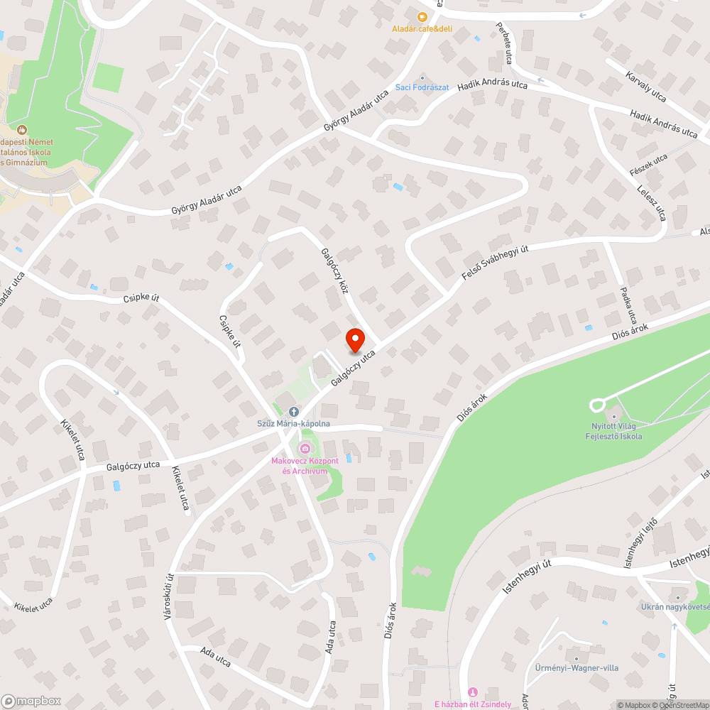 Rendkívül kátyús út bejelentés helye