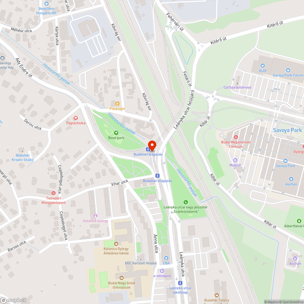 Romor 47-es villamos bejelentés helye