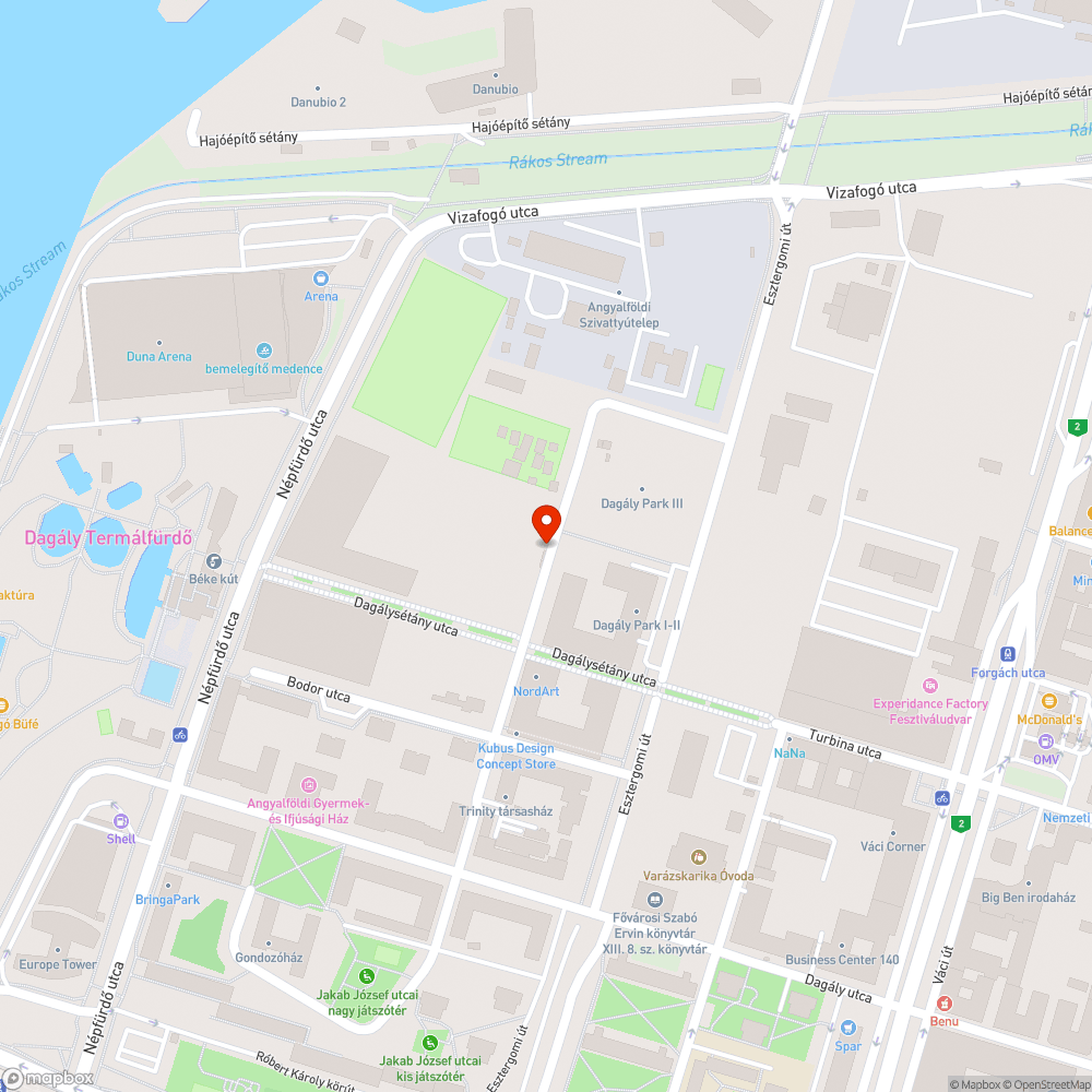 Hiányzó világítás bejelentés helye