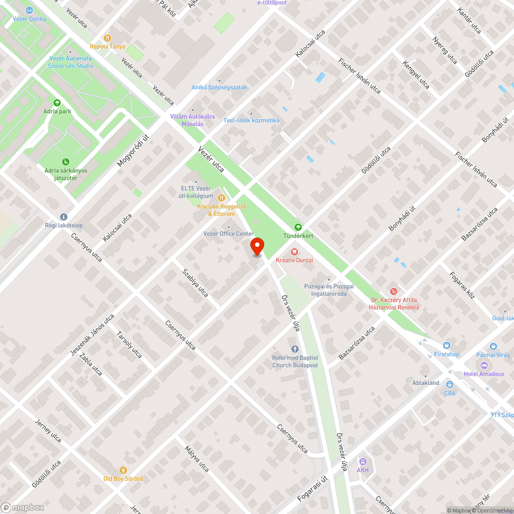 Sövény metszés bejelentés helye