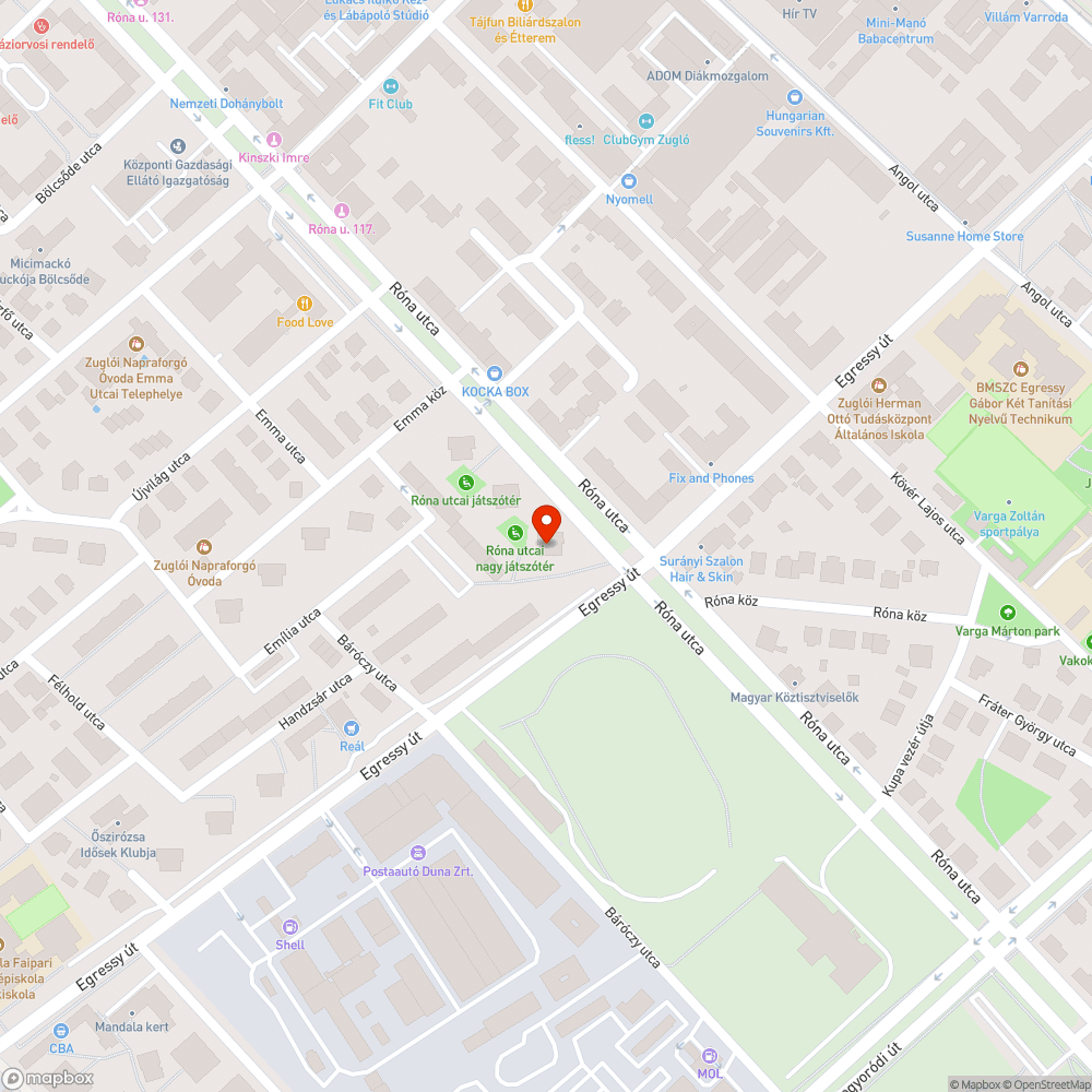 Járdára lógó sövény bejelentés helye