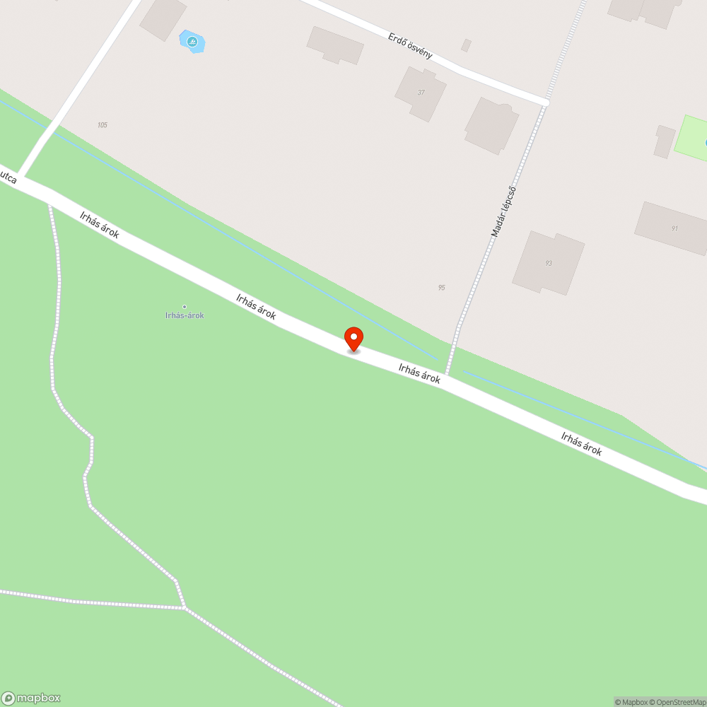 Kátyú, járhatatlan úttest bejelentés helye