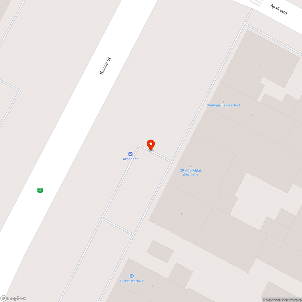 Hibás Citylight bejelentés helye