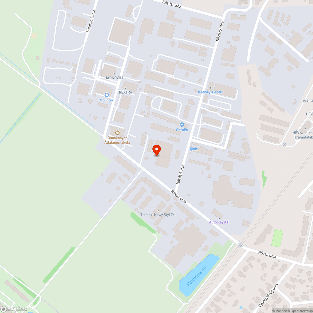 A zöldterület hanyag helyreállítása bejelentés helye