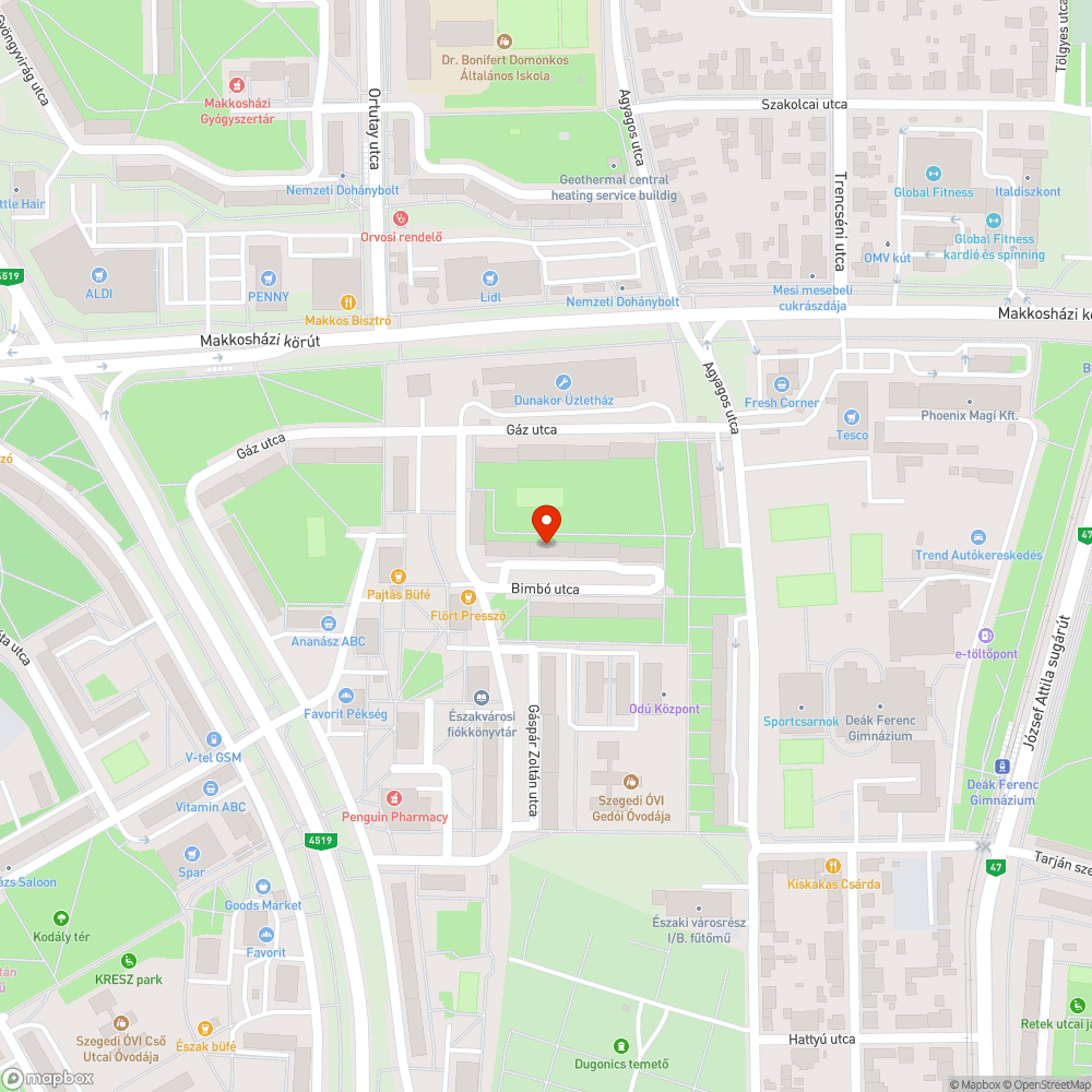 Elhagyott járművek bejelentés helye