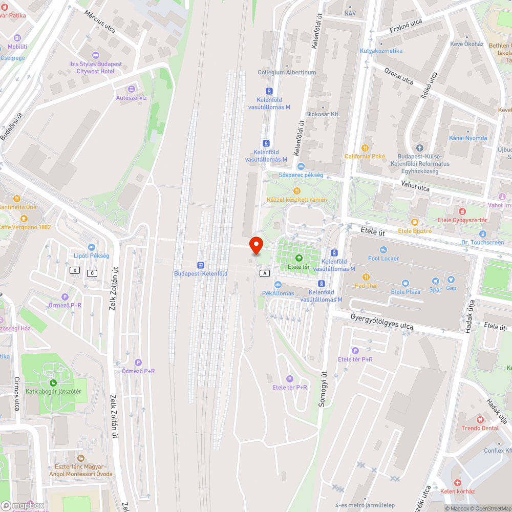 Kerékpár roncs bejelentés helye