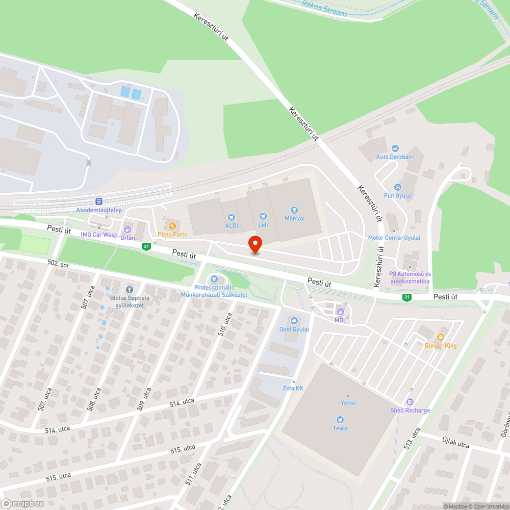 Fa rálóg a járdára bejelentés helye