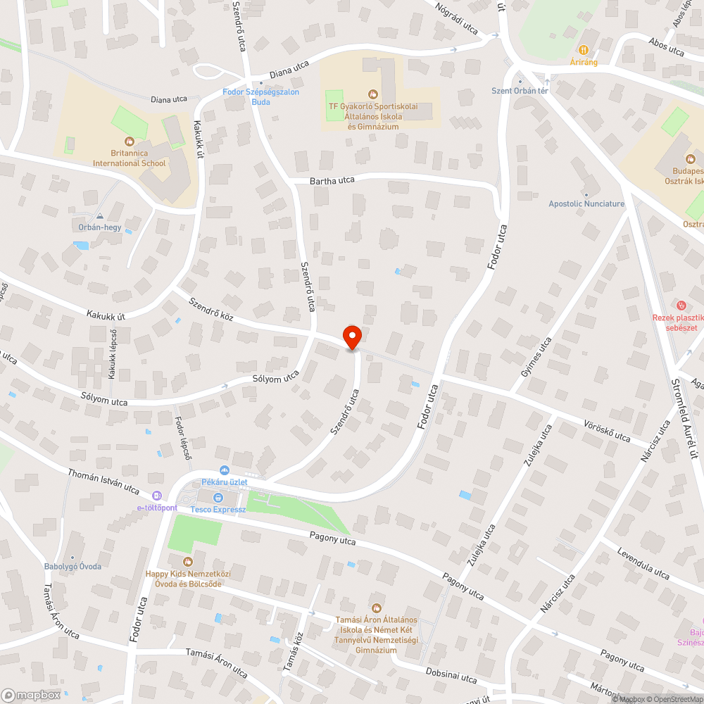 Szendrő utcai kanyar megoldása bejelentés helye