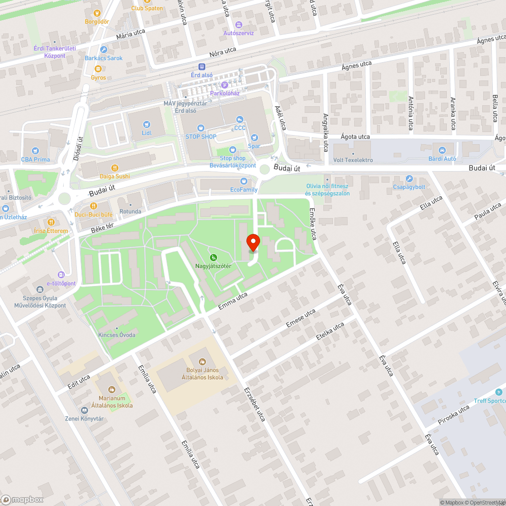 Magányos autó bejelentés helye