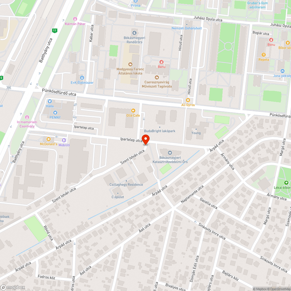 Szemét bejelentés helye