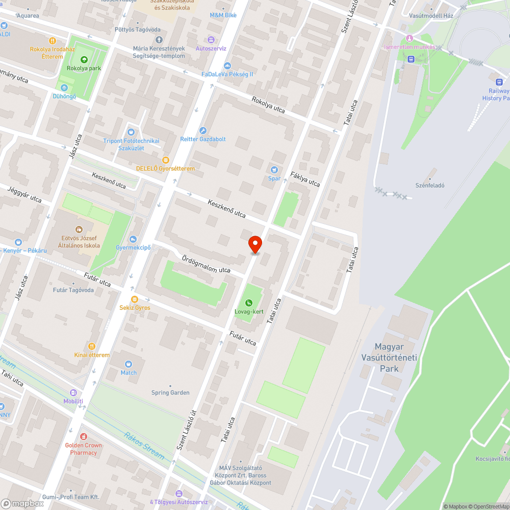 Több parkolót elfoglaló ágak bejelentés helye