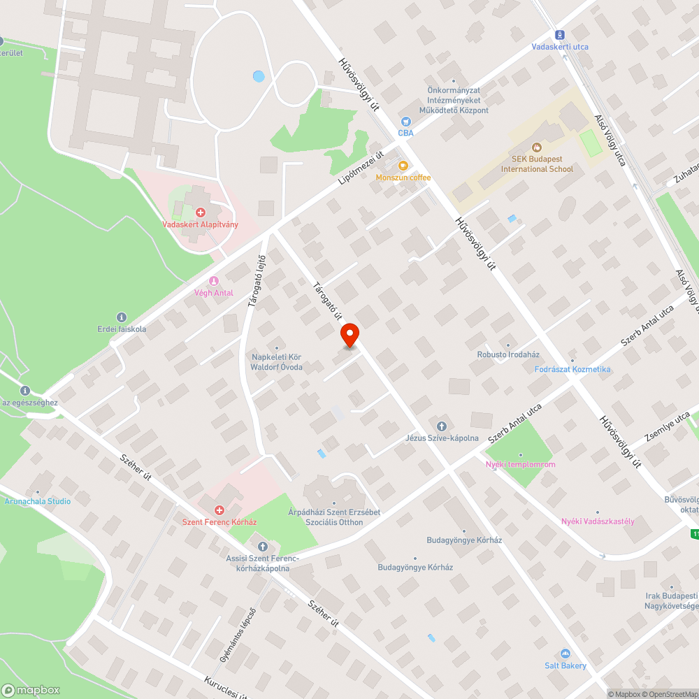 Tárogató úton járdán parkolás bejelentés helye