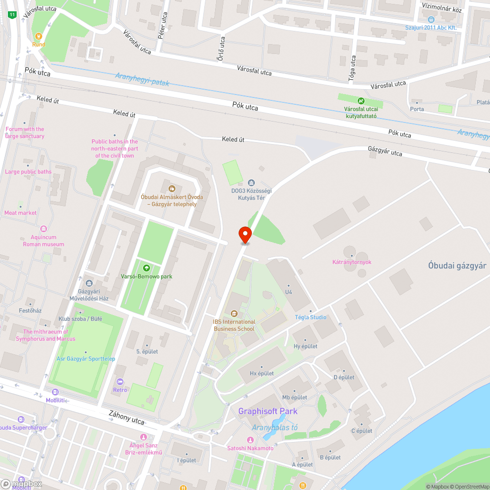 Kátyú a kerékpársávban bejelentés helye