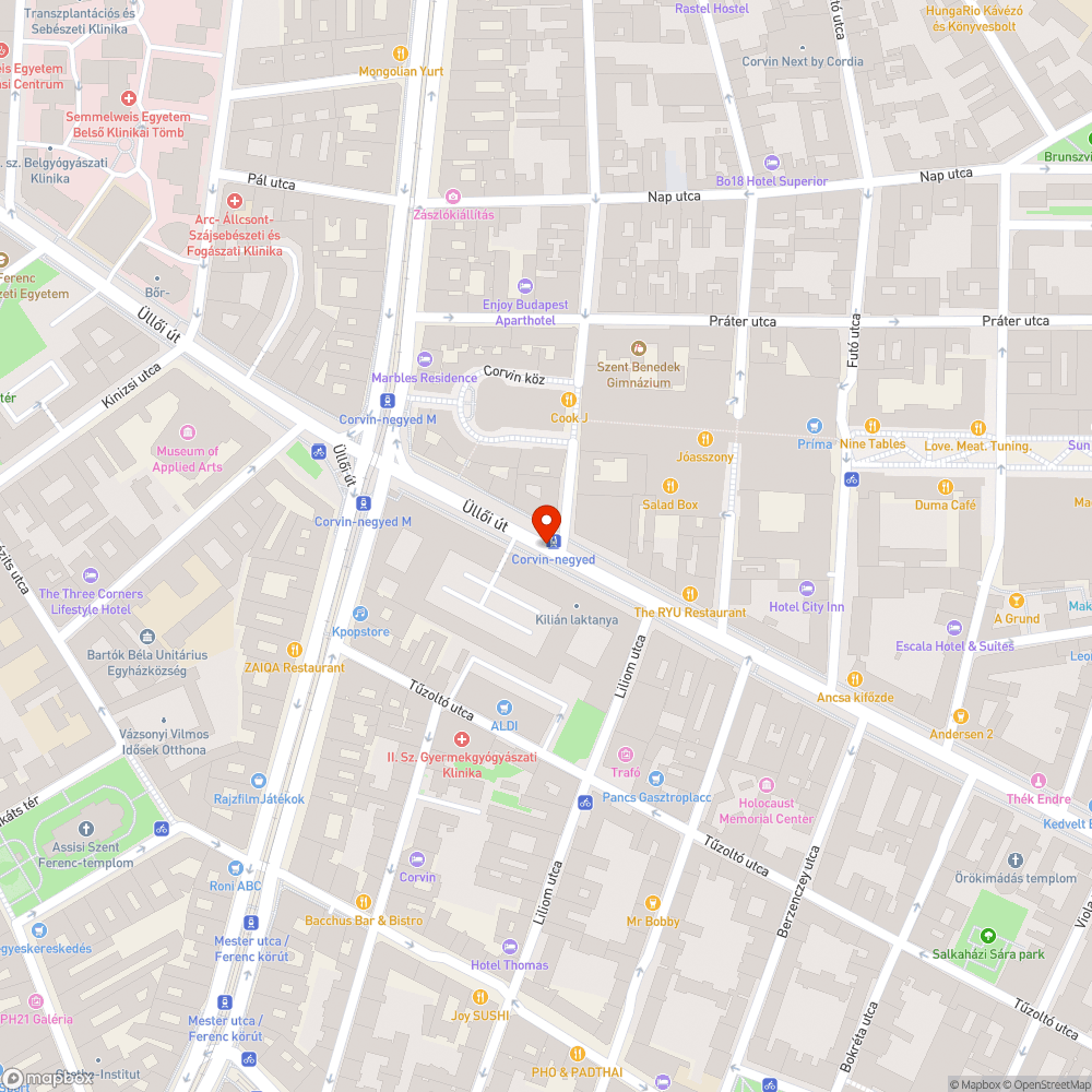 Üvegszilánkok a járdán bejelentés helye