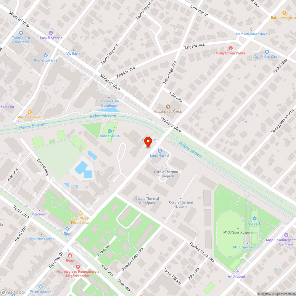 Elpusztult facsemete bejelentés helye