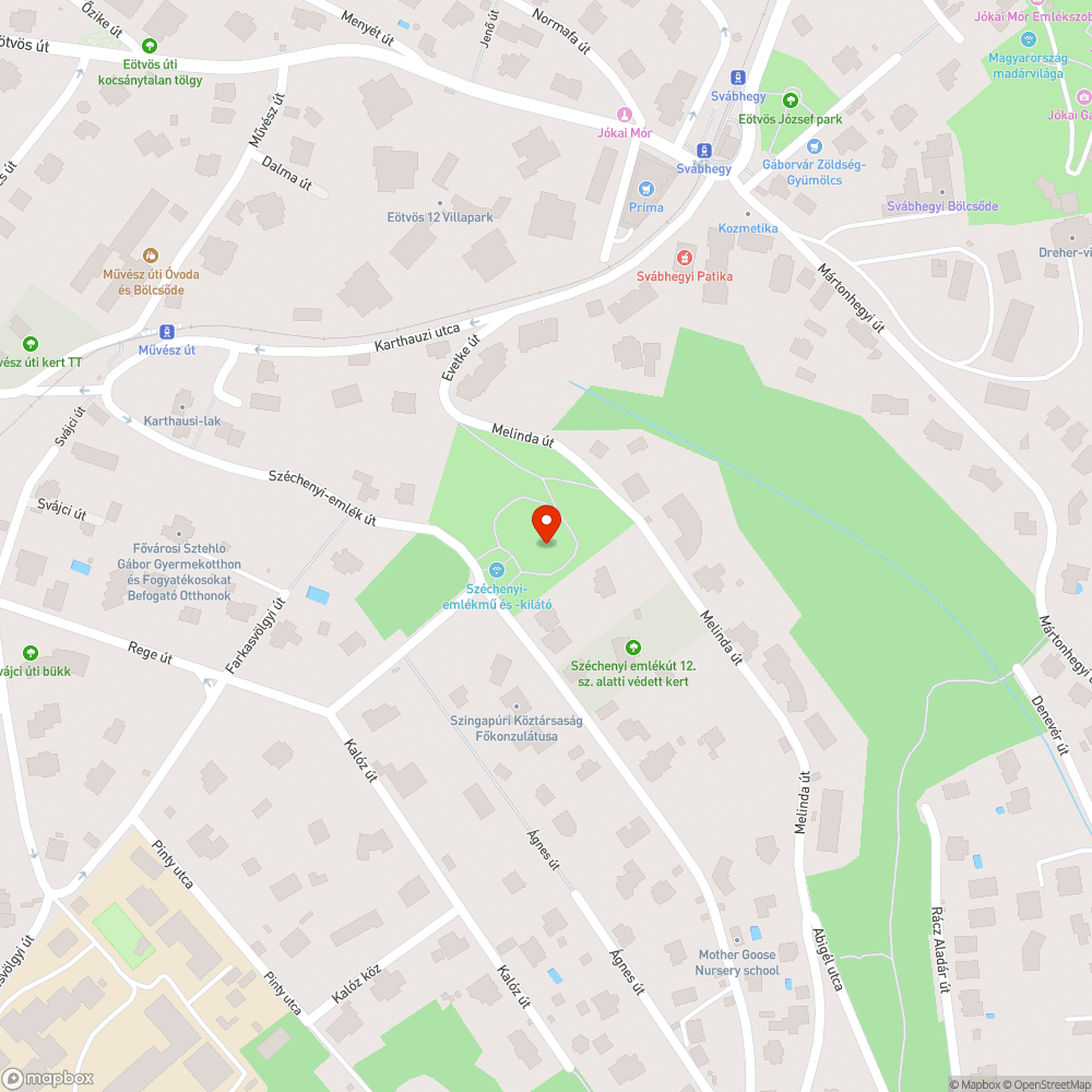 Veszélyes kiszáradt fák bejelentés helye