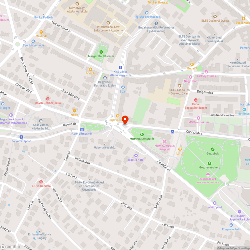 Hiányzó zebra bejelentés helye