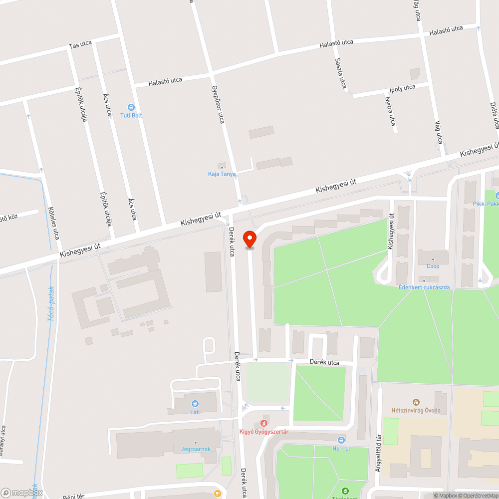 Eltűnt lámpafejek bejelentés helye