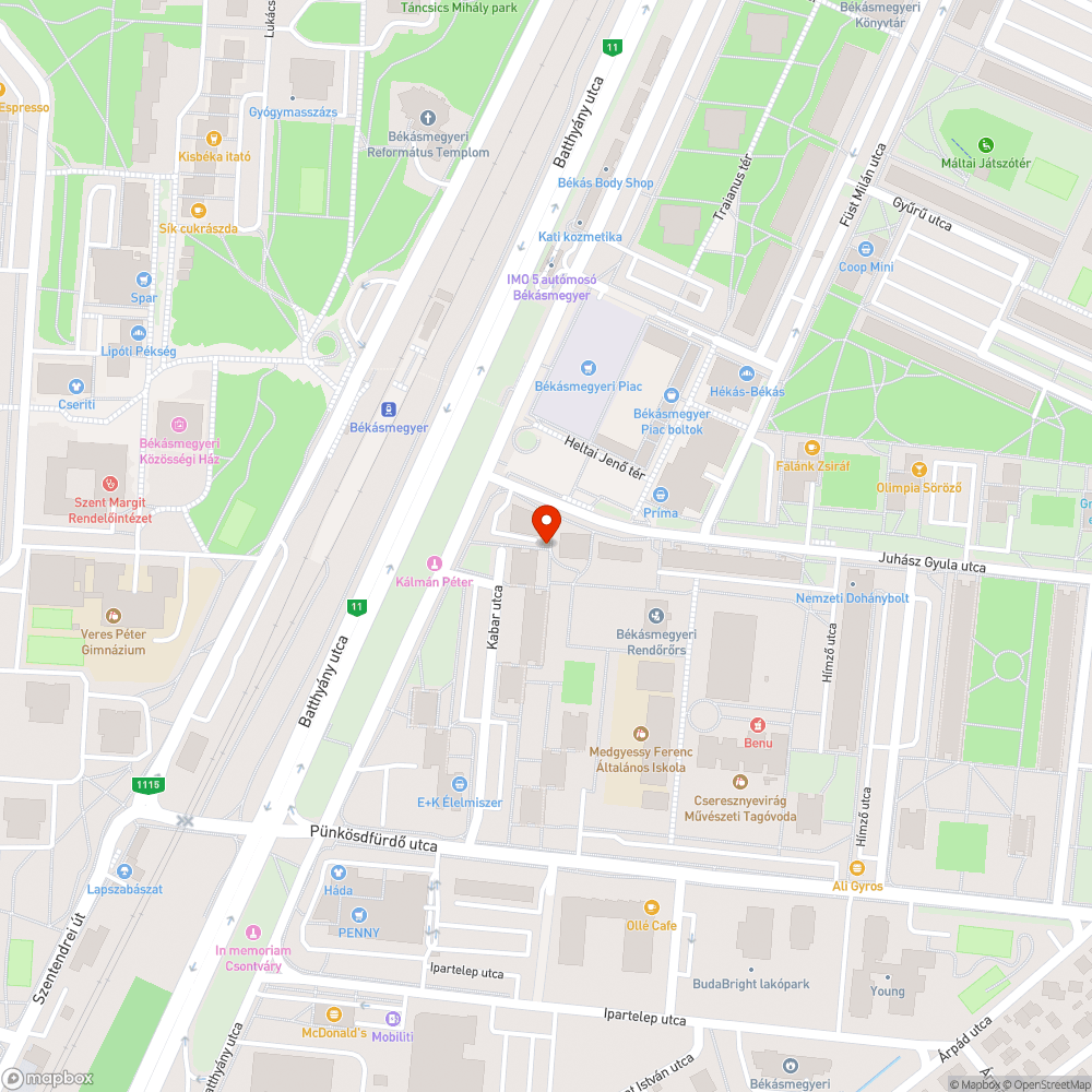 Letört faág bejelentés helye