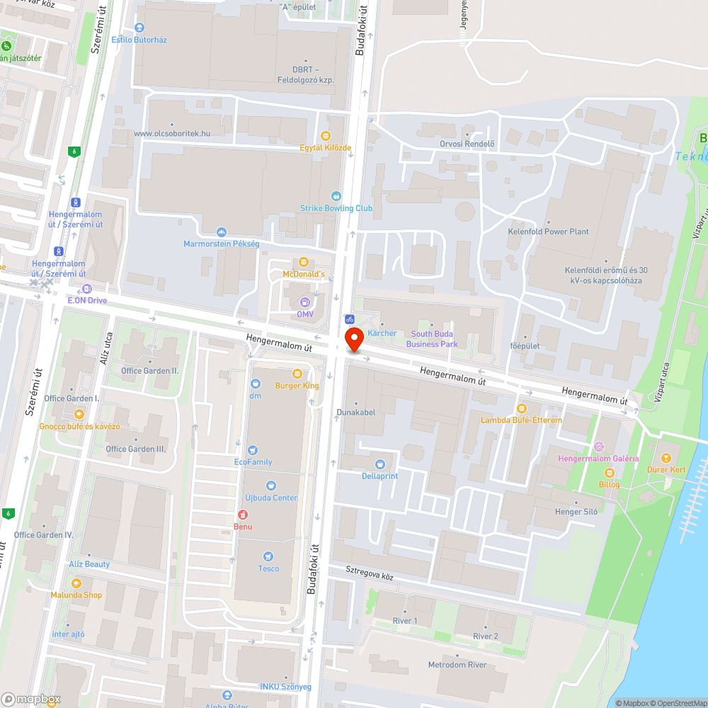 Hiányos útburkolat bejelentés helye