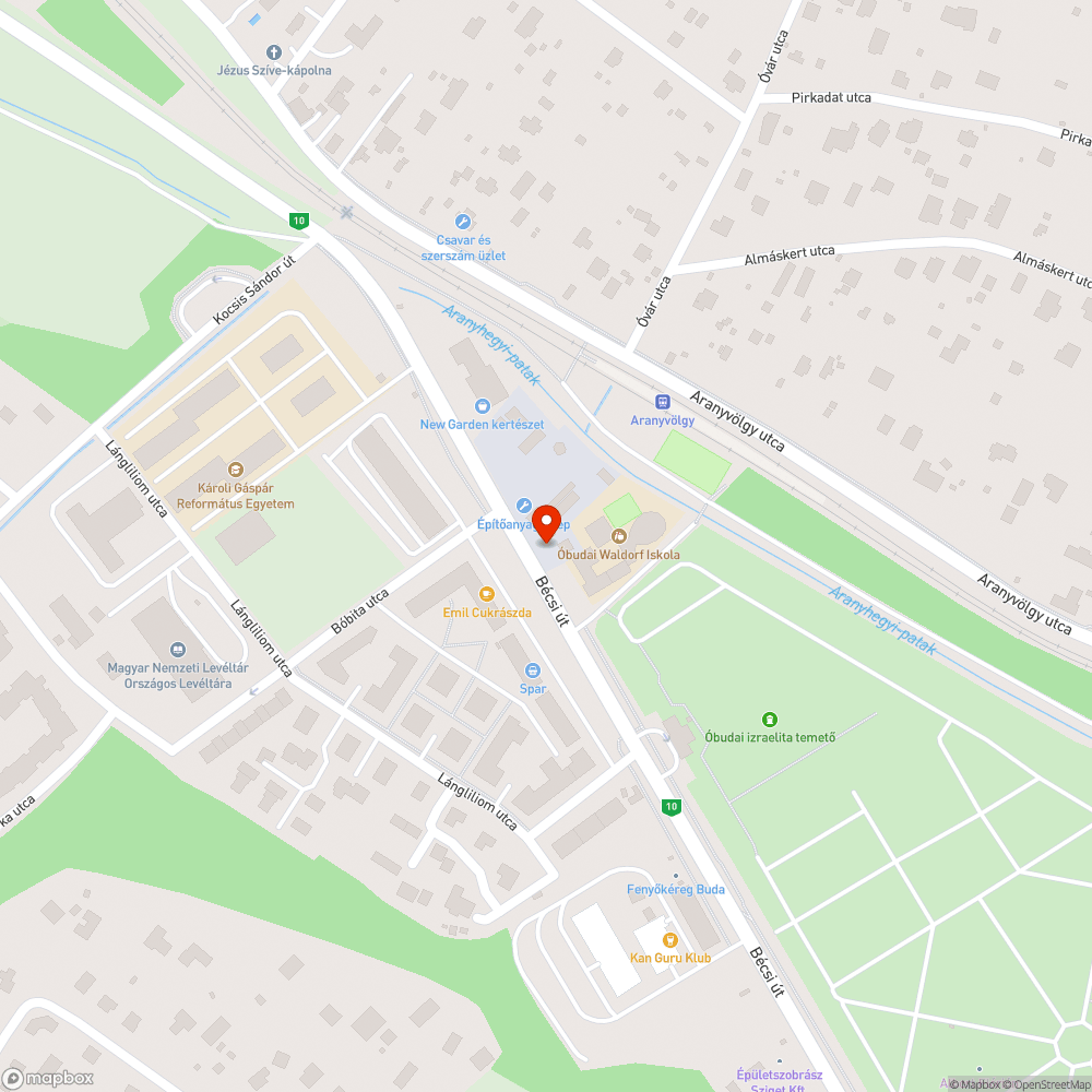 Nyomógombos gyalogátkelő bejelentés helye