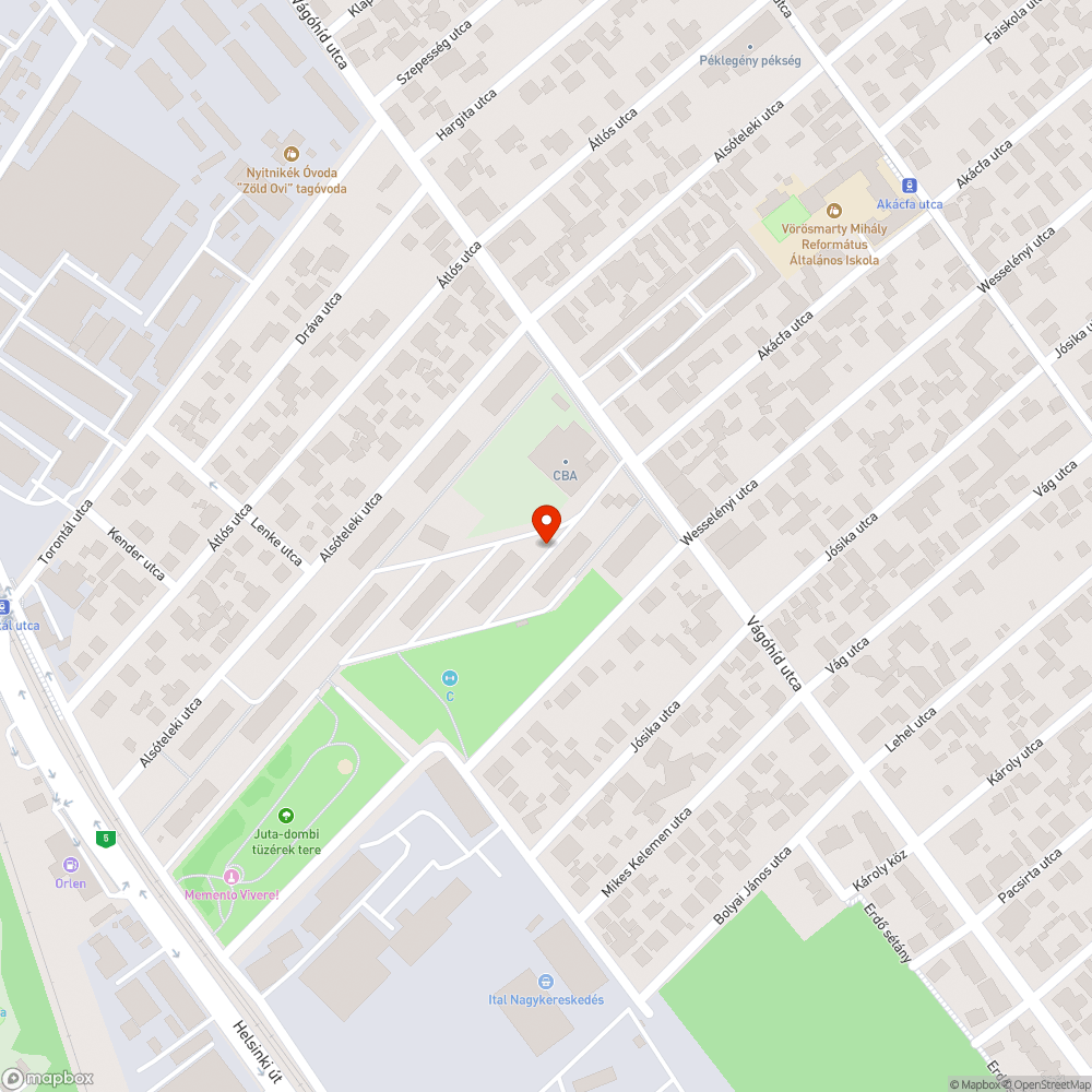 Elhagyott Volvo bejelentés helye