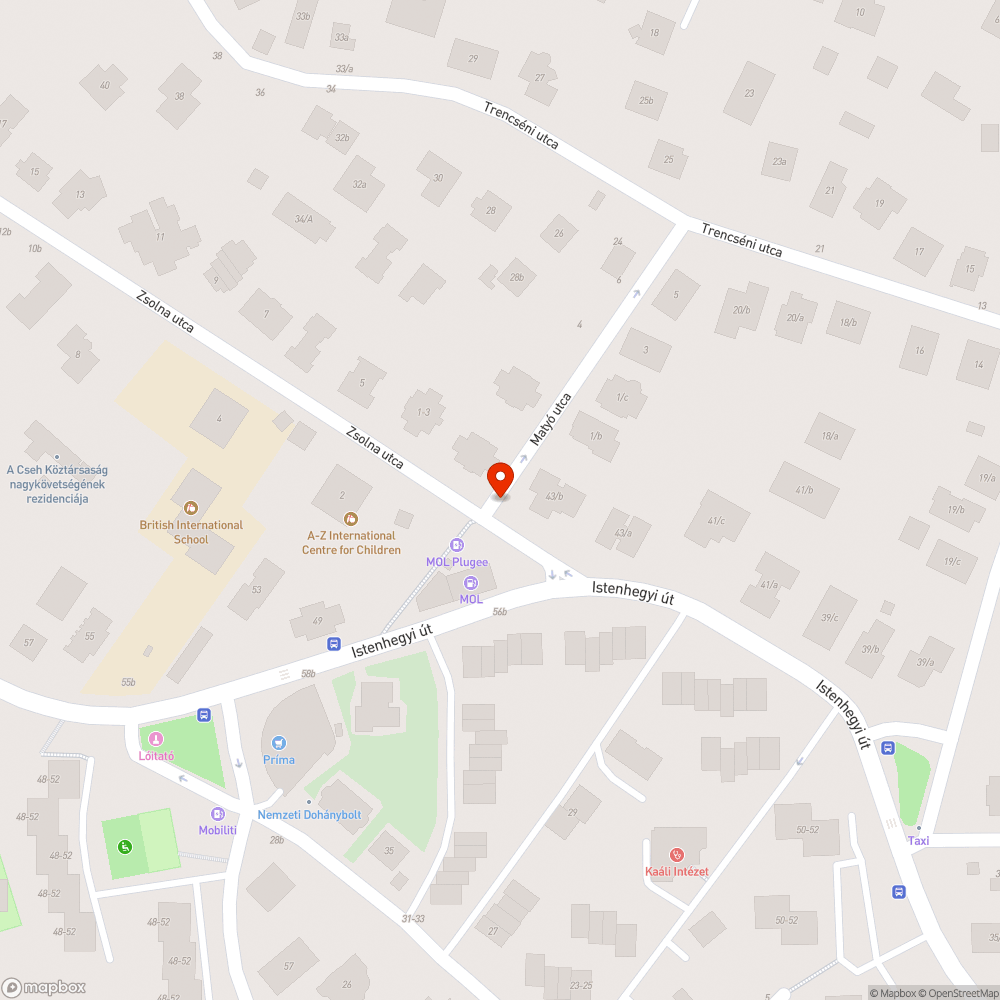 Járdán parkolás bejelentés helye