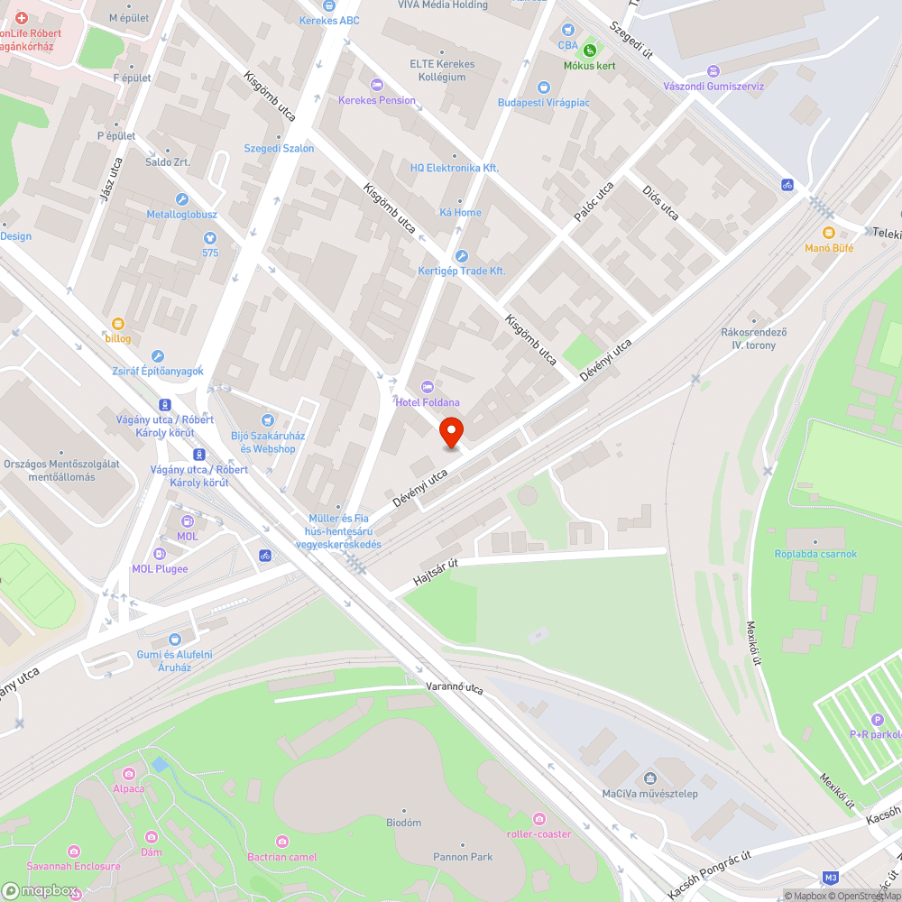 Elhagyott abroncs bejelentés helye