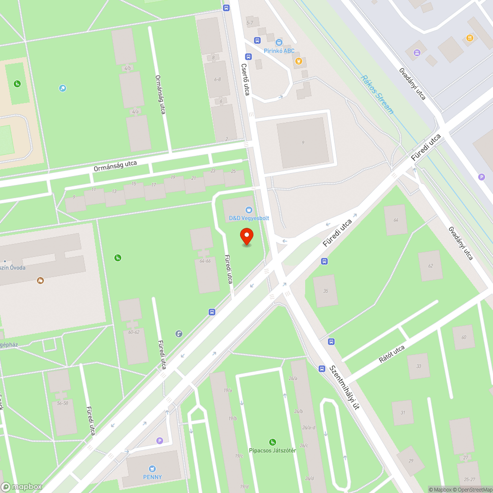 Szemetes zöldterület bejelentés helye