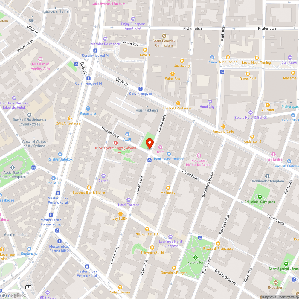 Kiégett utcai lámpák bejelentés helye