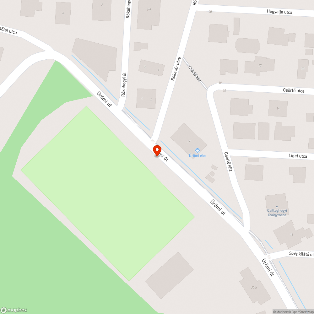 Zölddel benőtt tábla bejelentés helye