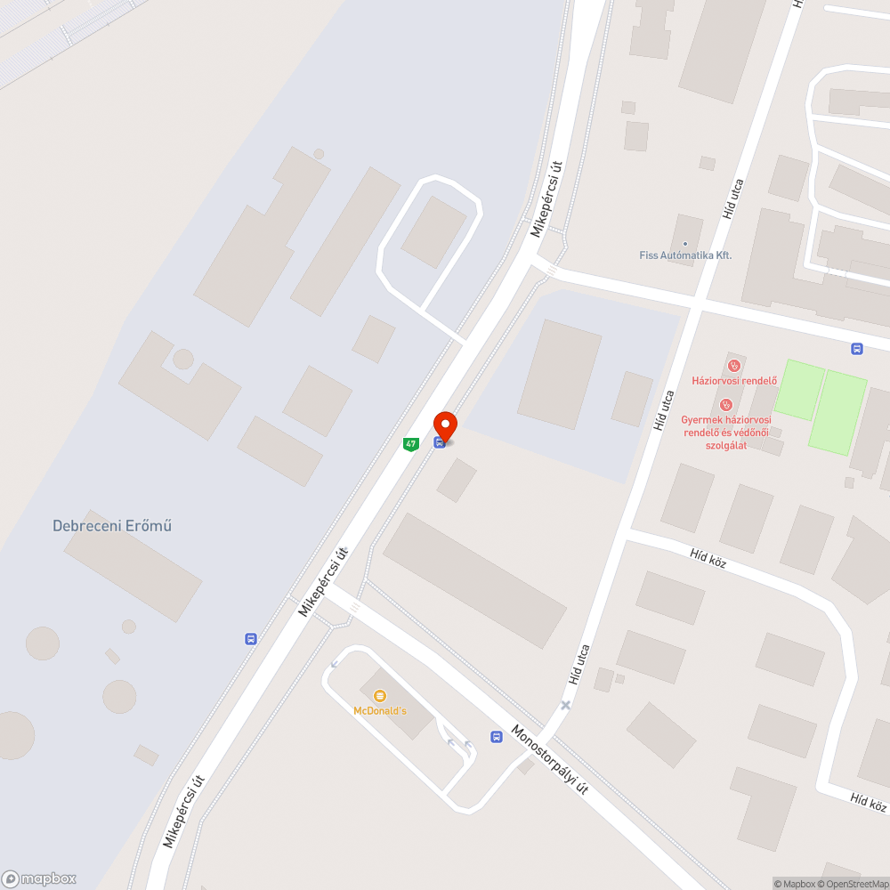 Törött plexi bejelentés helye