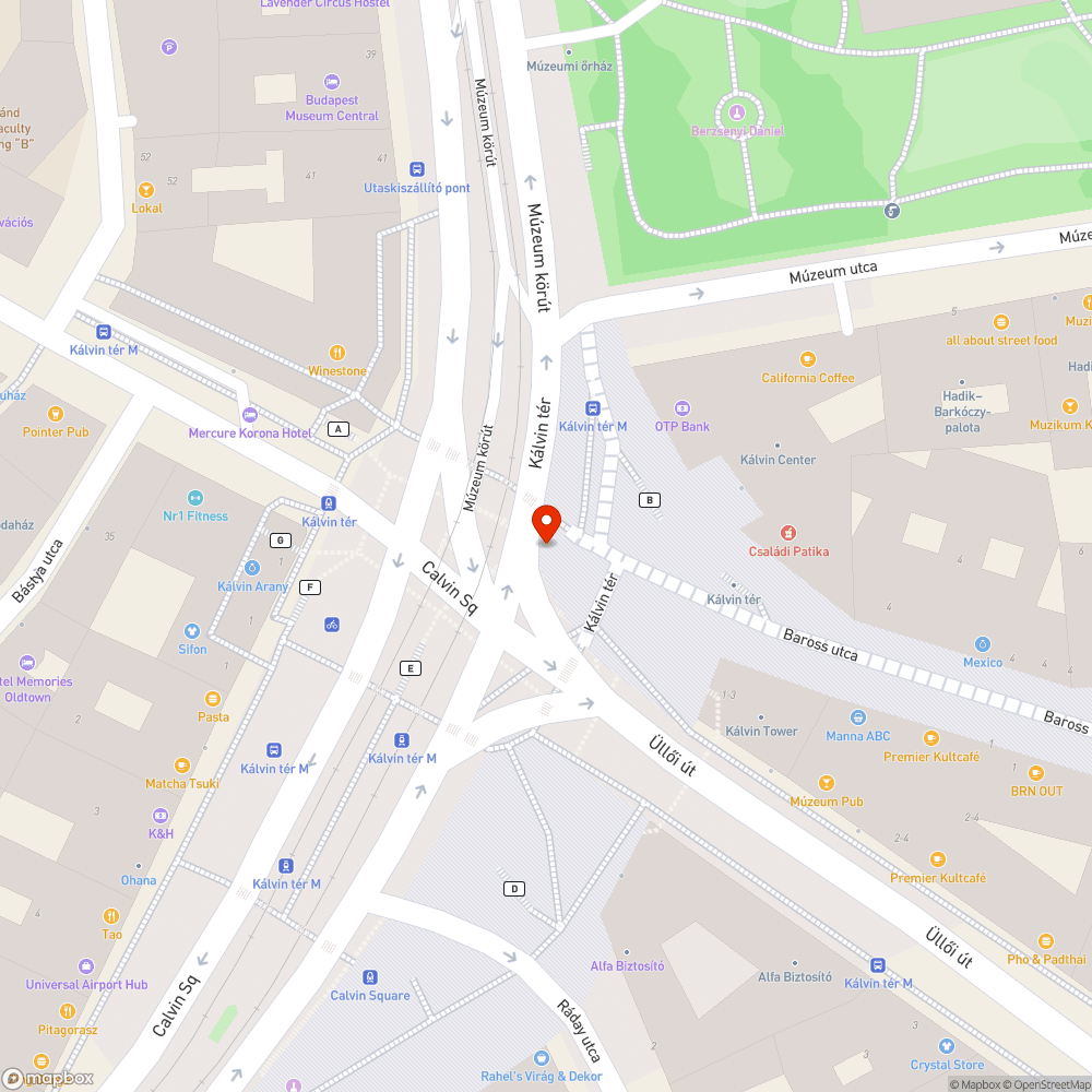 KRESZ teszt 1 bejelentés helye