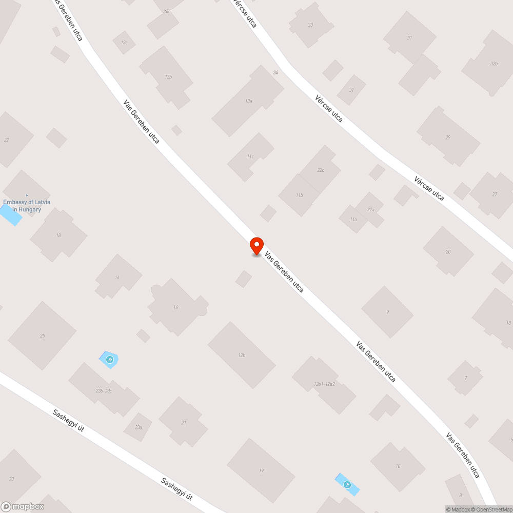 Vas Gereben utca fái bejelentés helye