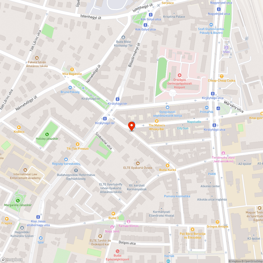 Hangos locsoló jármű bejelentés helye