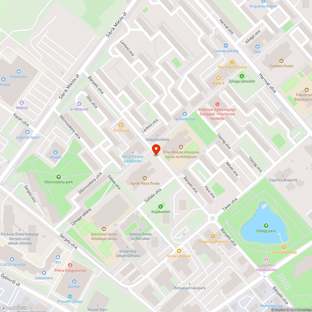 Lekopótt padok és kuka bejelentés helye