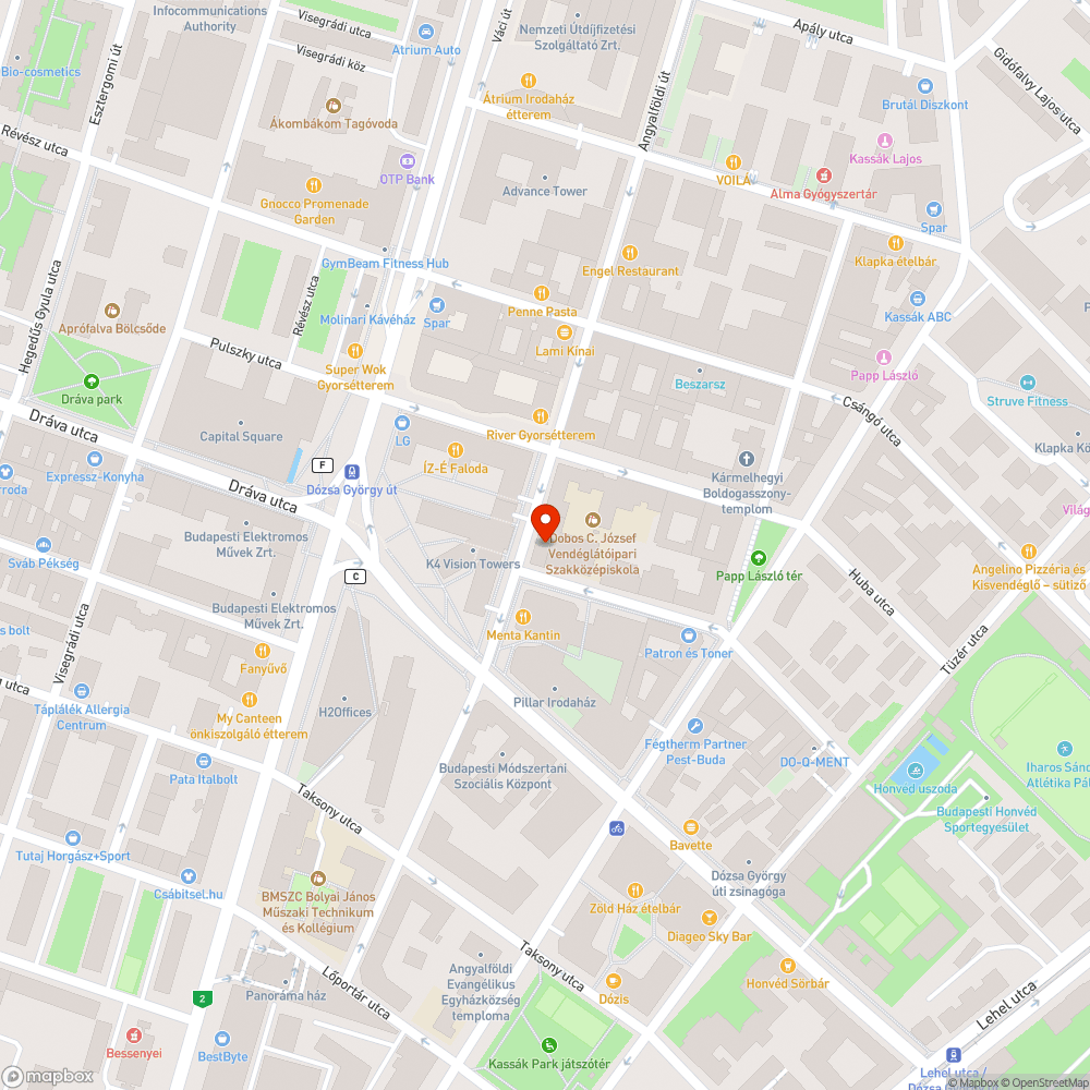 Madárürülék bejelentés helye