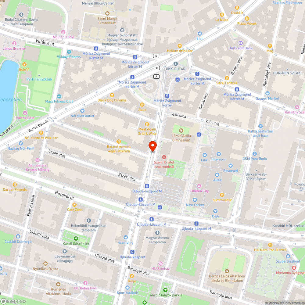 Csótányrengeteg bejelentés helye