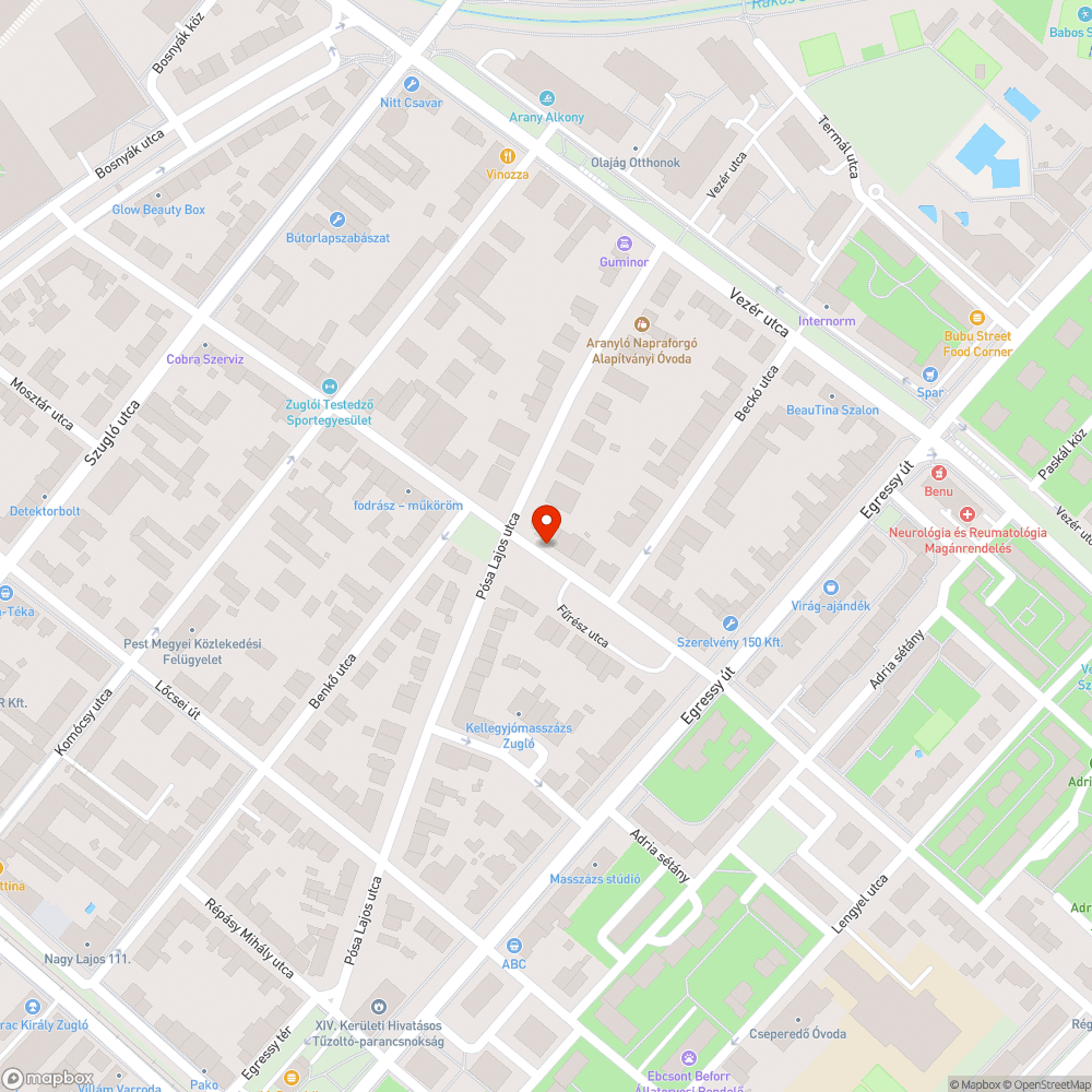 Fűrész utca állapota bejelentés helye