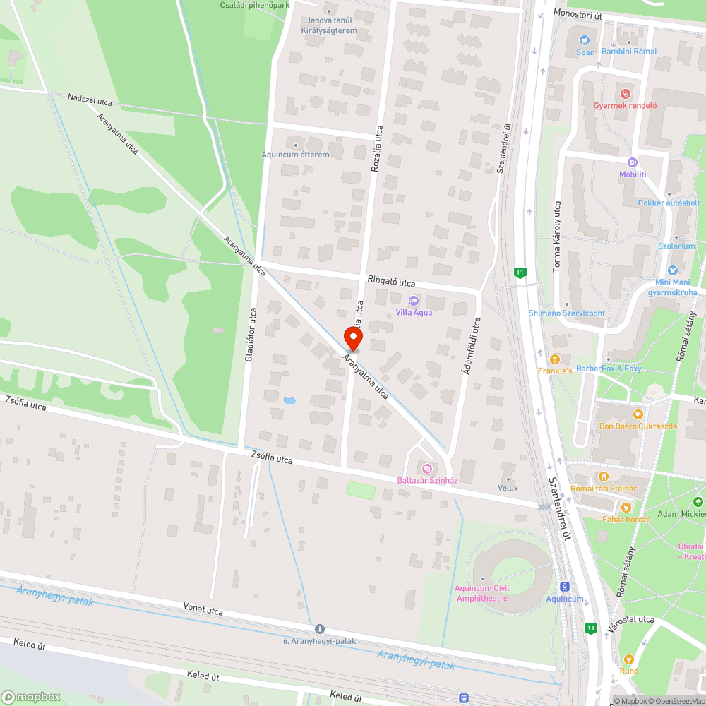 Nehezen belátható út bejelentés helye