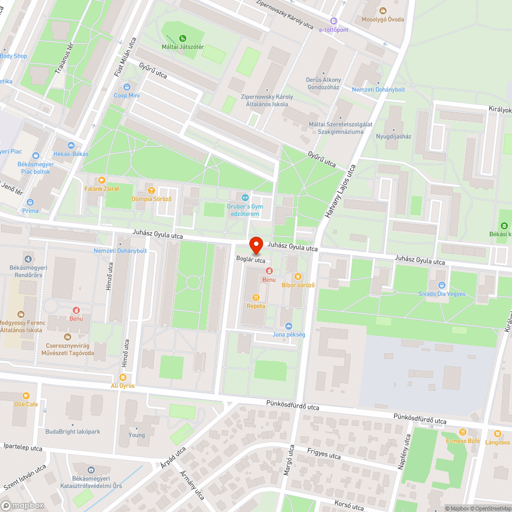 Műszaki lejárt bejelentés helye