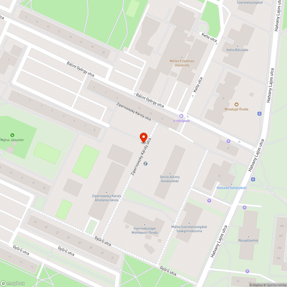 Kiégett lámpa bejelentés helye