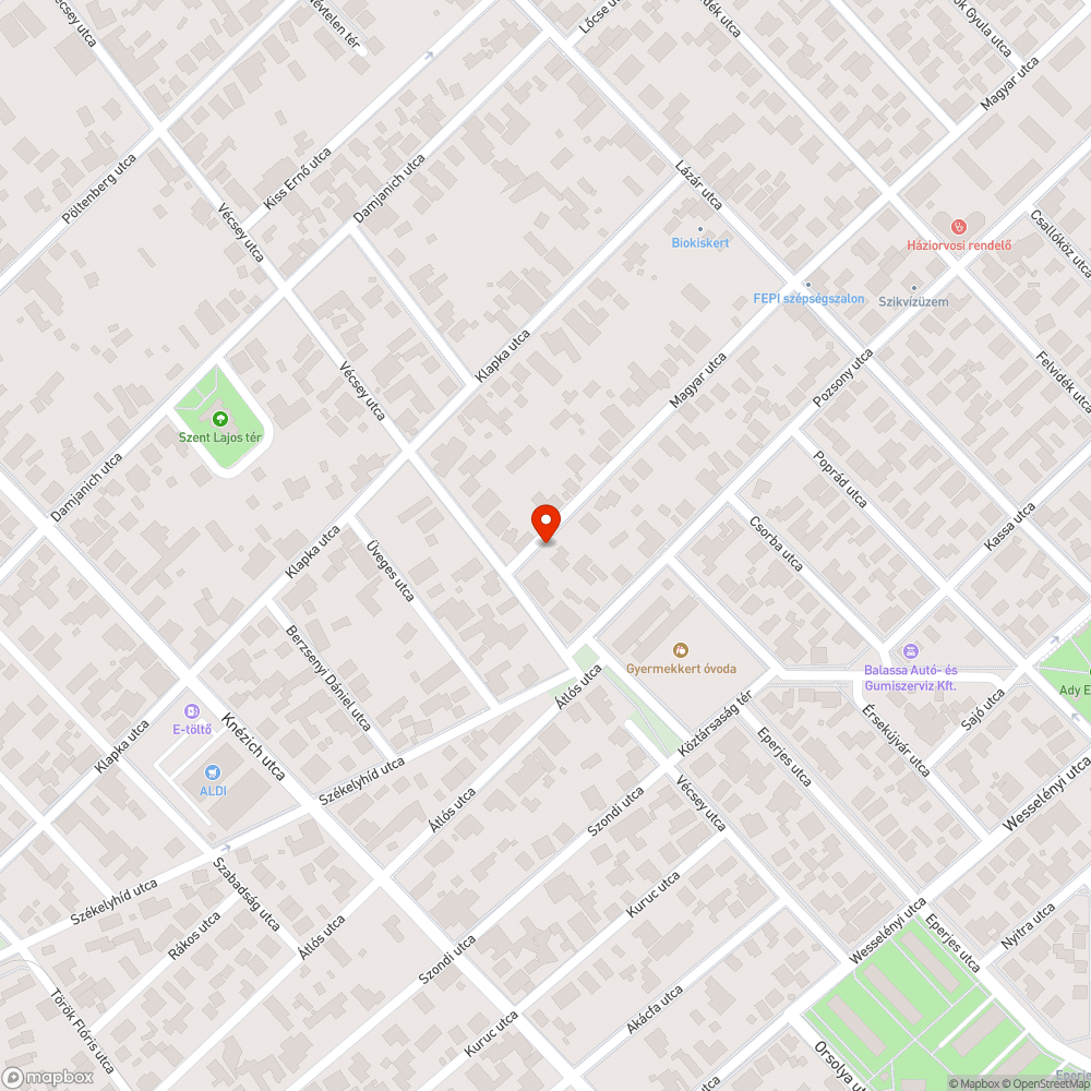 Fatörzs bejelentés helye