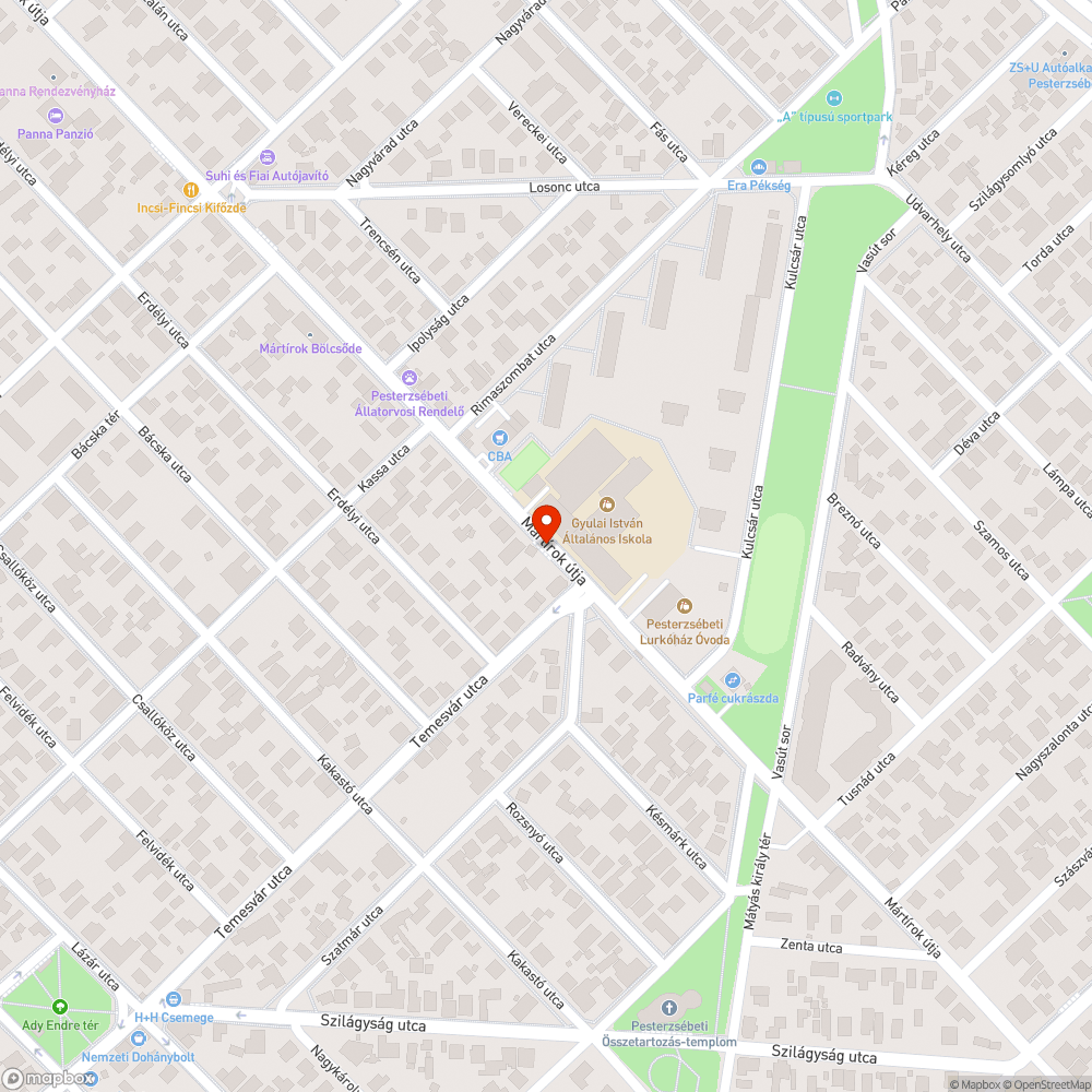 Beesett csatornarács bejelentés helye