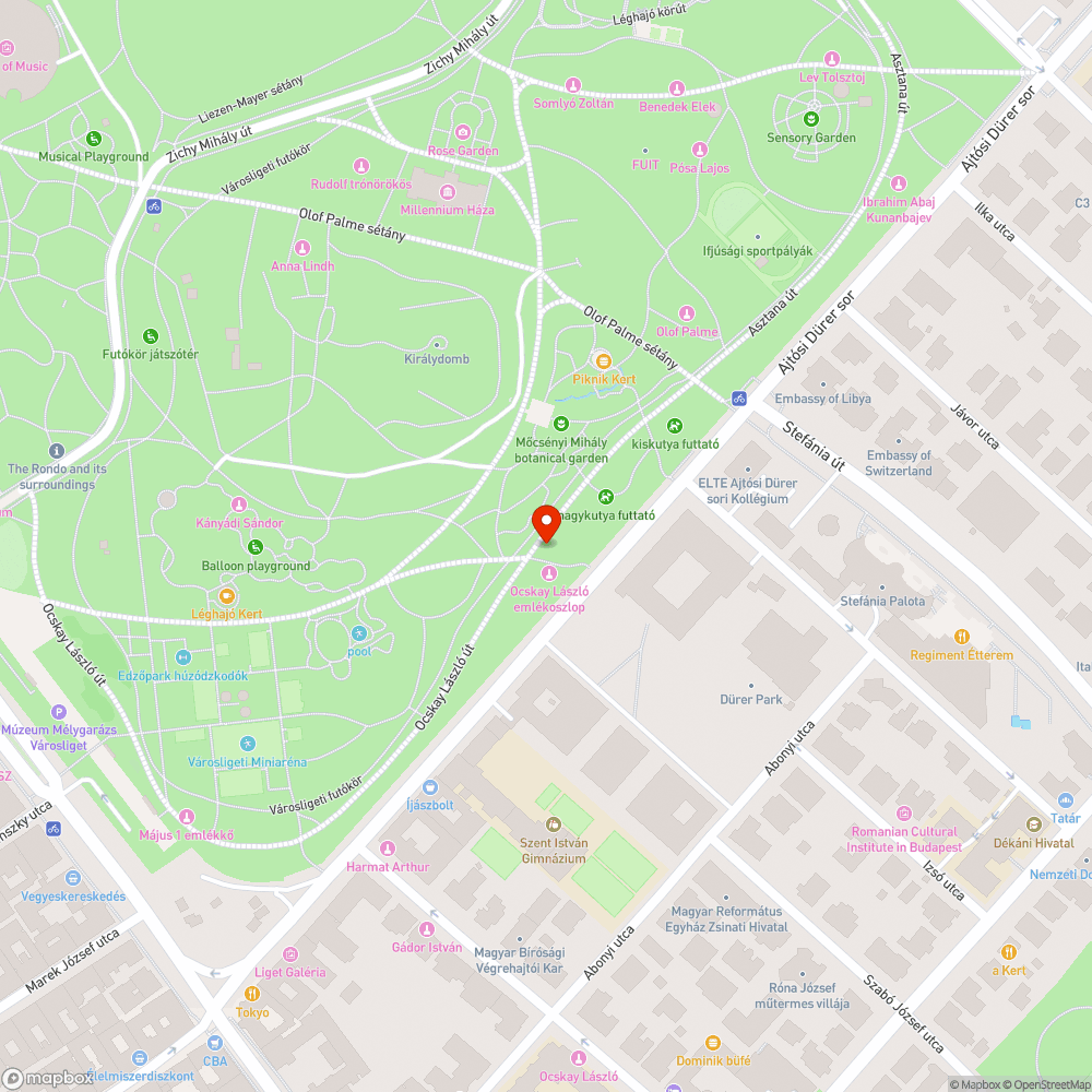 Hibás öntözőfej bejelentés helye