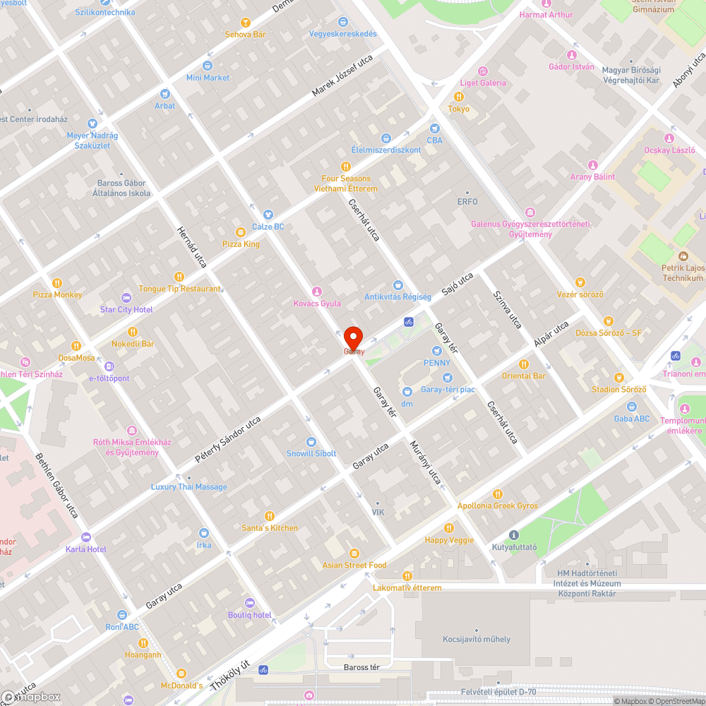 Csótányfertőzöttség bejelentés helye