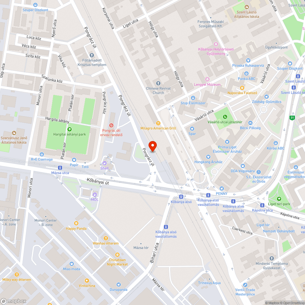 Firkálmányok a Kőbánya alsó vasútállomásnál bejelentés helye