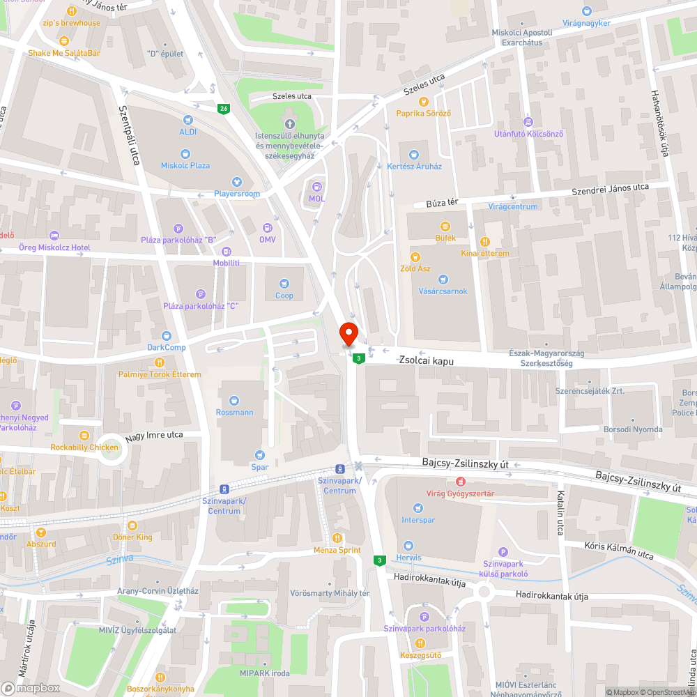 Akadálymentes közlekedési hiányosság bejelentés helye