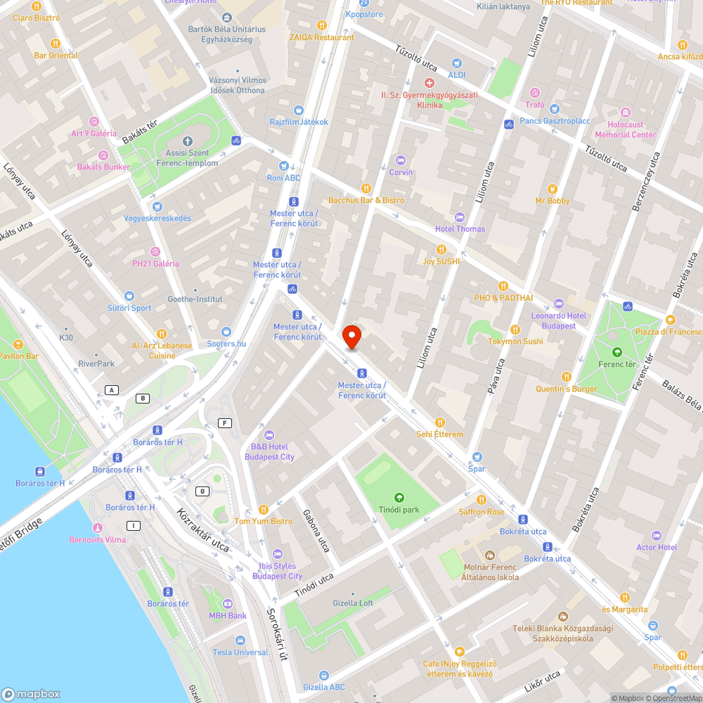 Kiszáradt fa bejelentés helye